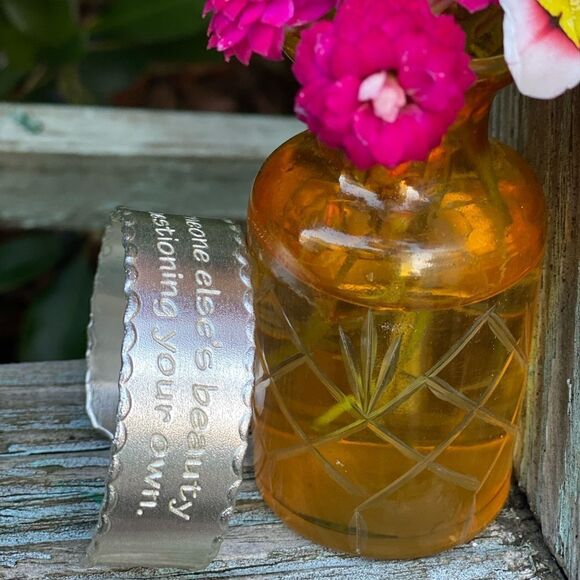 💍Rustic Cuff Bracelet “Admire Someone Else Beauty Without Questioning Your Own. - Picture 3 of 7